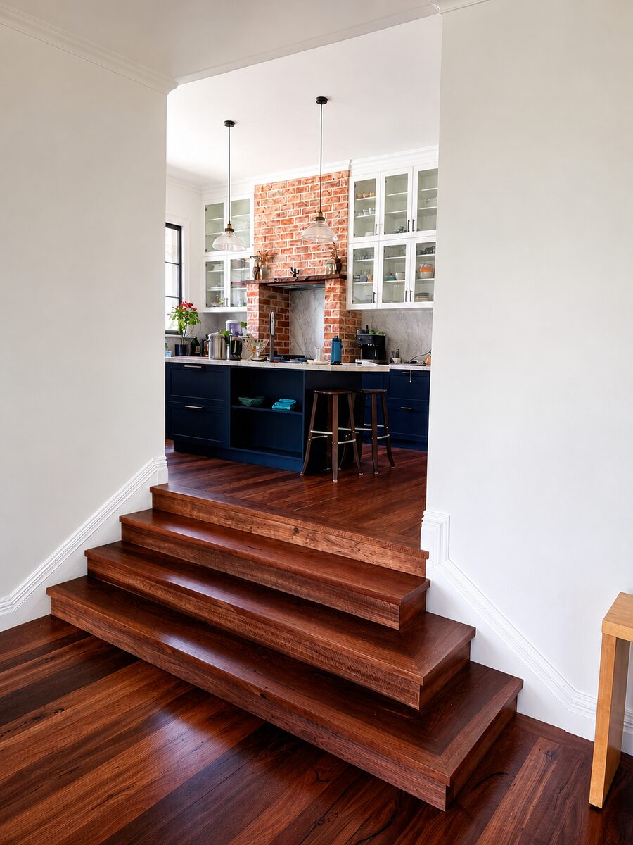 Custom Jarrah staircase, Perth WA